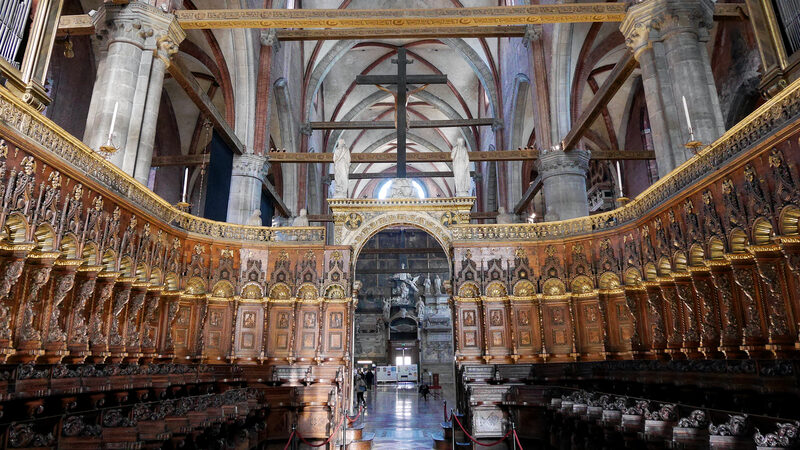 Basilica dei Frari : Remarkably, it remains the only surviving choir screen in Venice today
