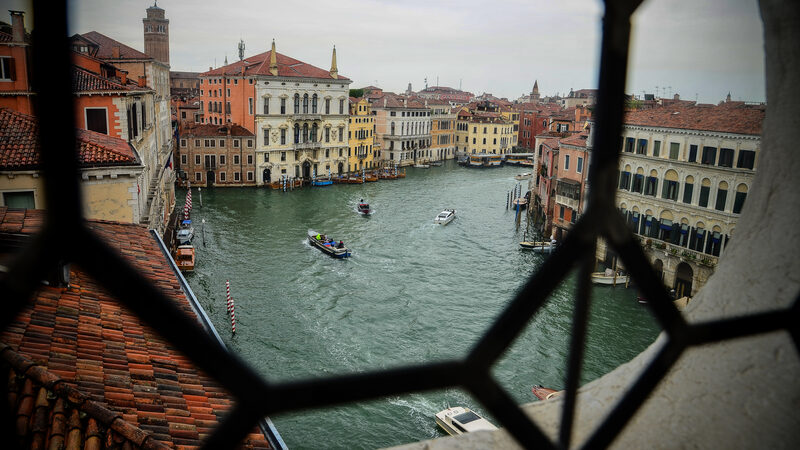 Ca' Rezzonico : Have an occasional peak outside to the Canal Grande