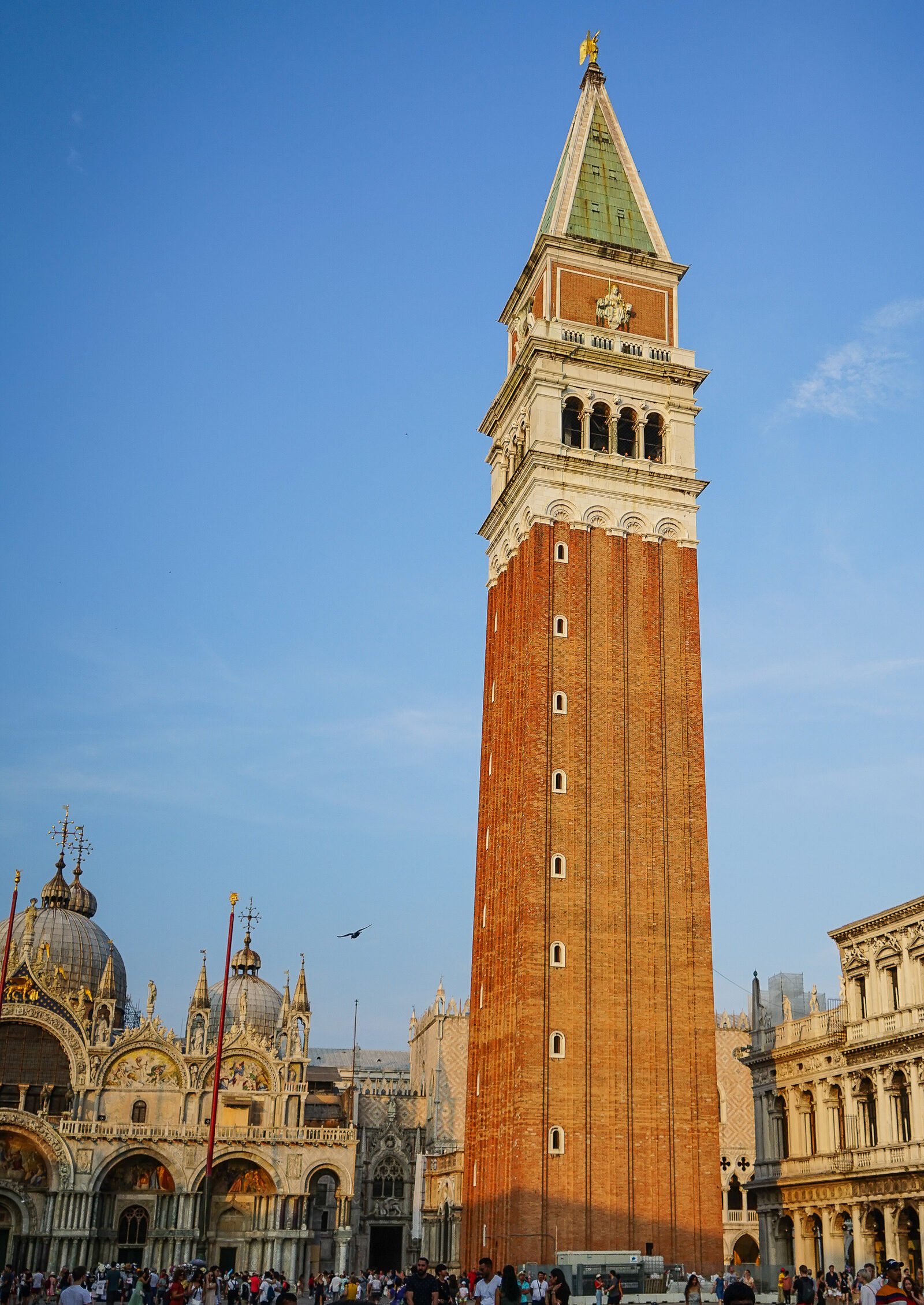 Campanile di San Marco : Under the warm light of dusk