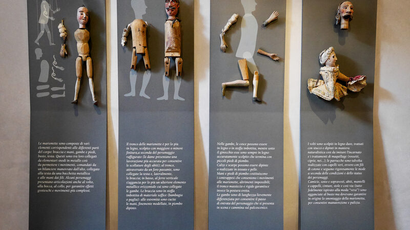 Casa di Carlo Goldoni : The anatomy of a marionette demonstrated with authentic components