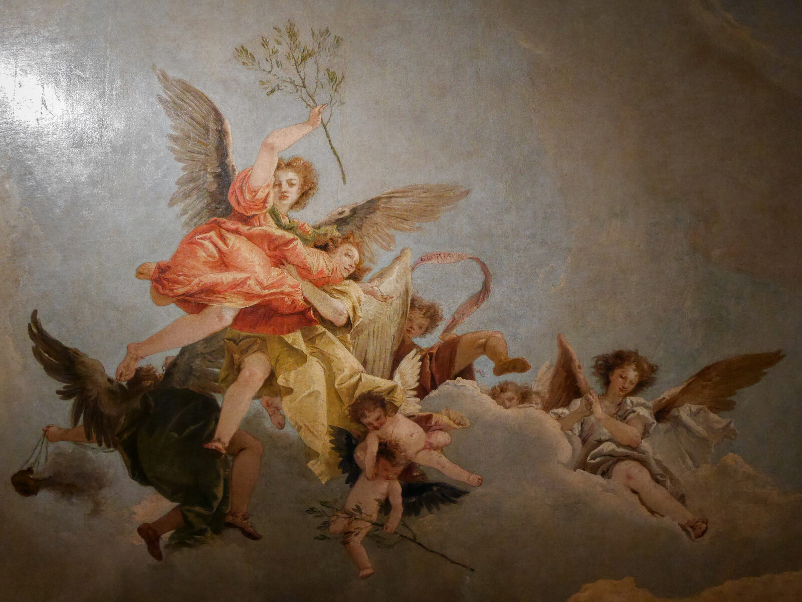 Chiesa di San Paolo : 'Glory of the Angels', adorning the ceiling of the Oratory