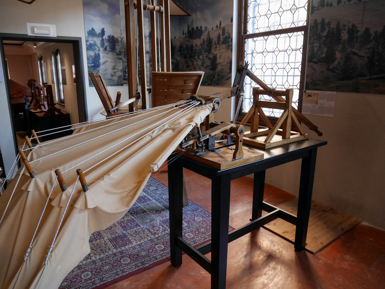 Da Vinci Interactive Museum : Modeling a bird's wing