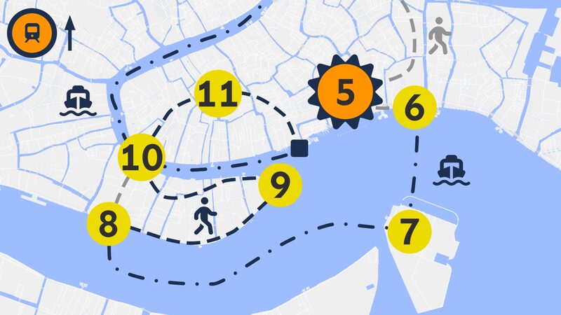  : Mapa da variante proposta do Regular Walk