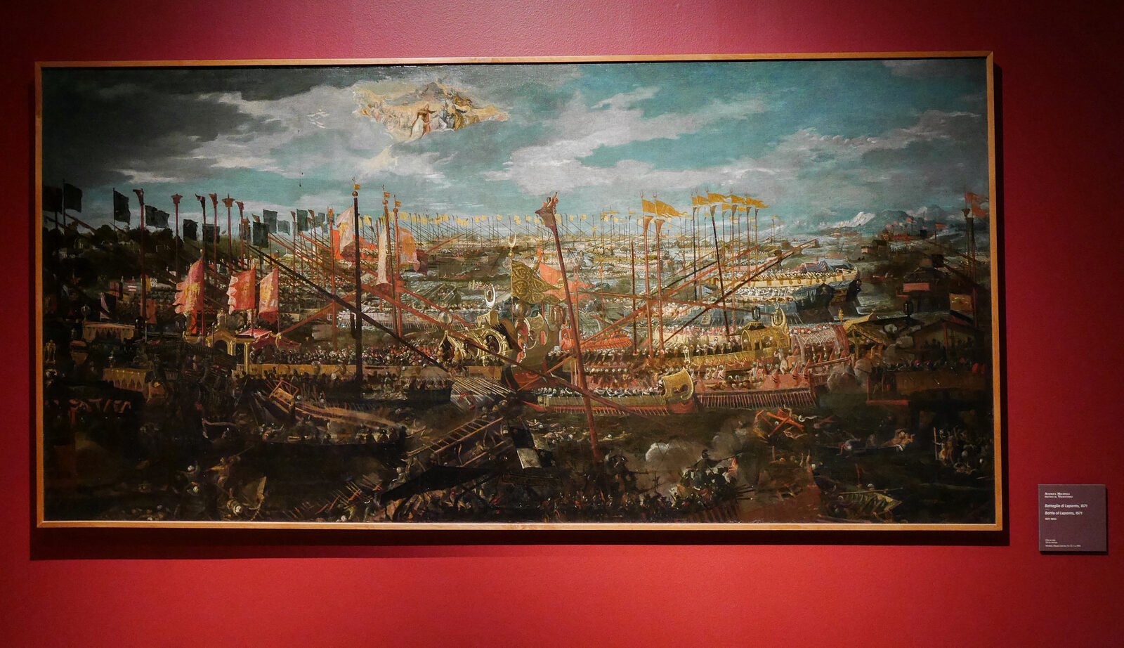 Doge's Palace : That's how one of the fierce battles fought at sea by the Venetian fleet must've looked like