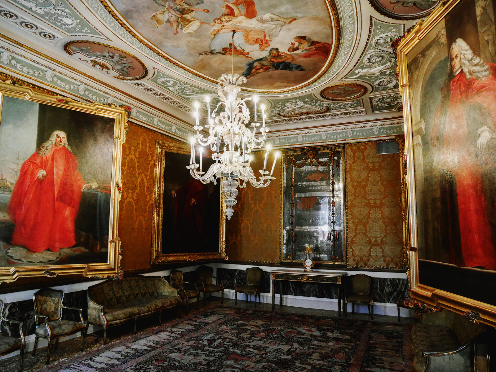 Fondazione Querini Stampalia : The richly decorated interiors in their almost original state