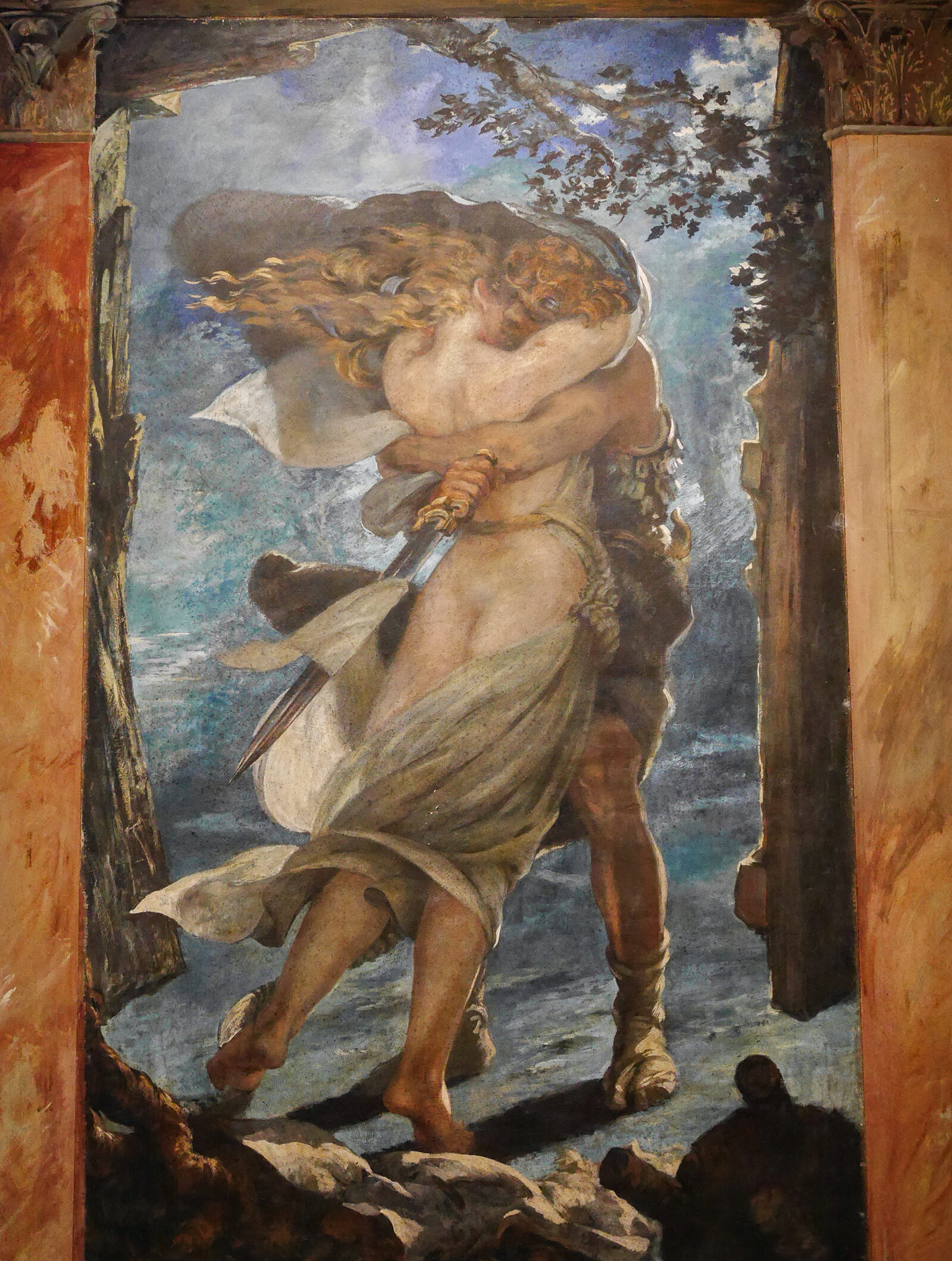 Fortuny Museum : 'The embrace of Sigmund and Sieglinde' stands as a testament to Fortuny's admiration for Richard Wagner's operas