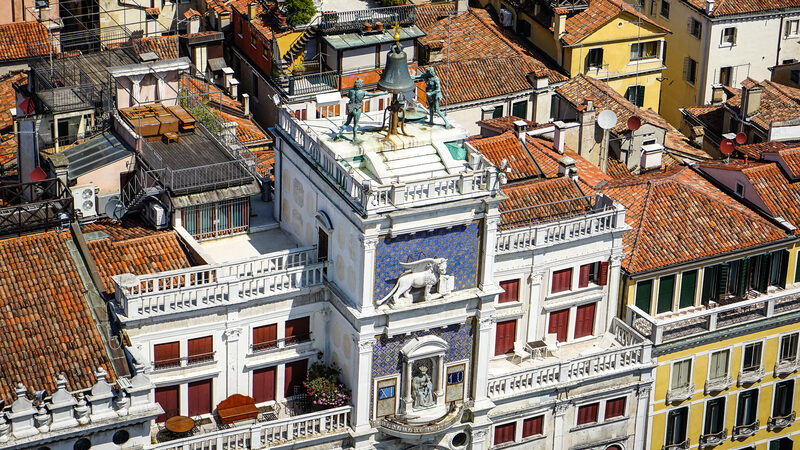 From Above : Torre dell'Orologio seen from Campanile di San Marco