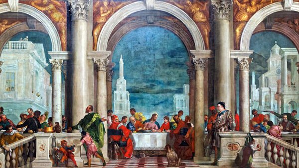 Gallerie dell'Accademia : Nonetheless, the Gallery displays an abundance of other artworks to captivate and inspire, such as the wall-sized 'The feast in the house of Levi' by Paolo Veronese