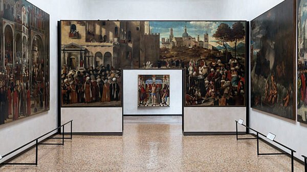 Gallerie dell'Accademia : One of the 37 halls of the Gallery