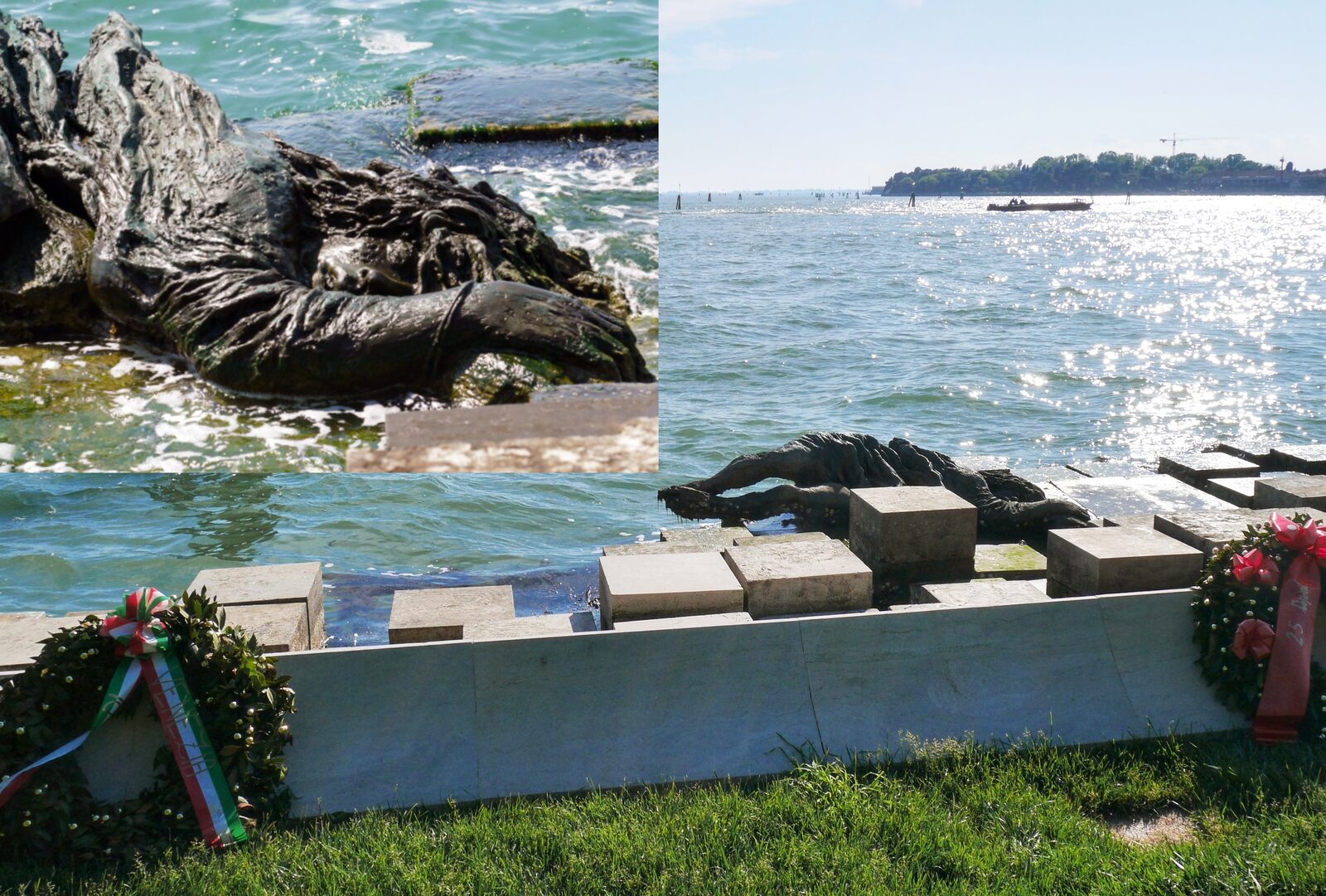 Biennale Gardens : Before leaving the waterfront, look for 'La Partigiana': a haunting bronze tribute to Venetian partisans executed during WWII.