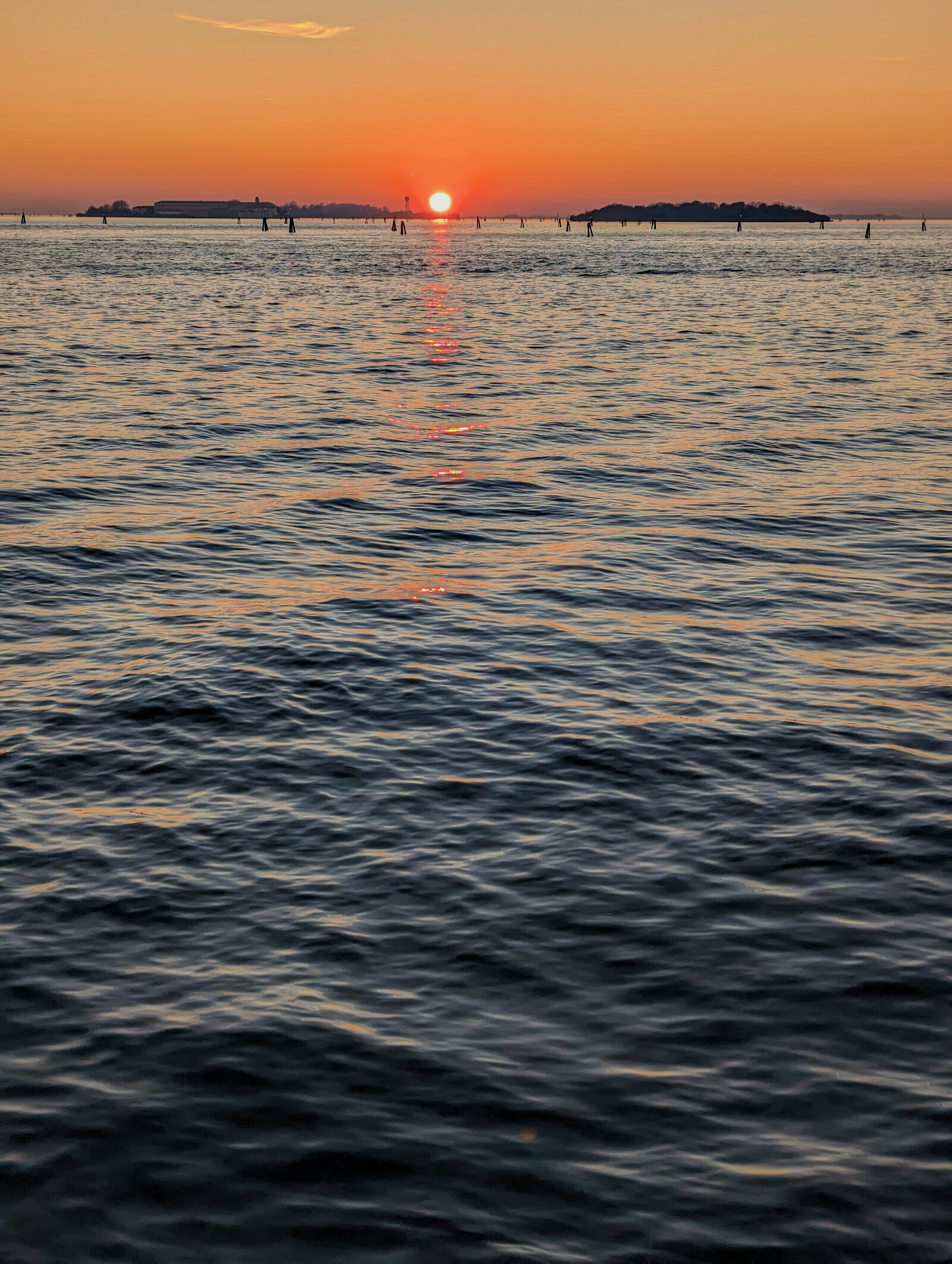 Biennale Gardens : As is the case from nearby Parco delle Rimembranze, the sunsets are particularly stunning when viewed from the gardens.