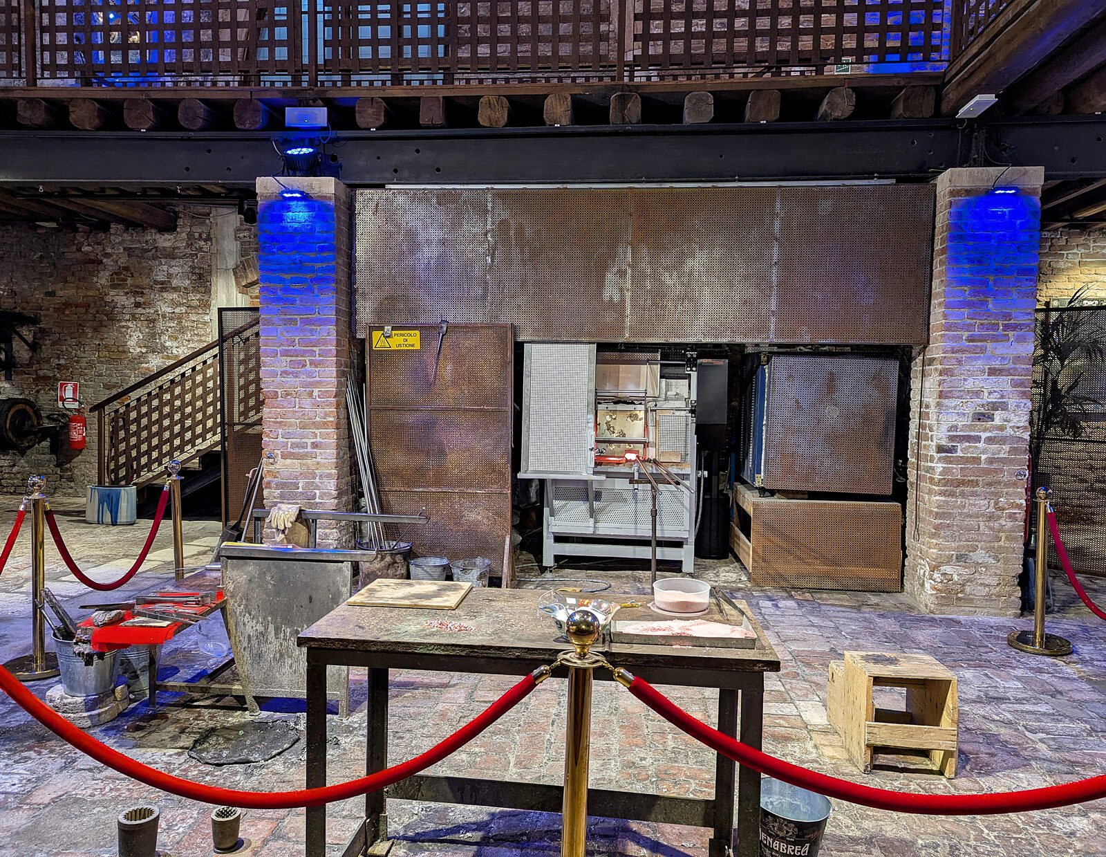 Glass Cathedral : But you're here for the excellent glassblowing demonstration, which is about to begin