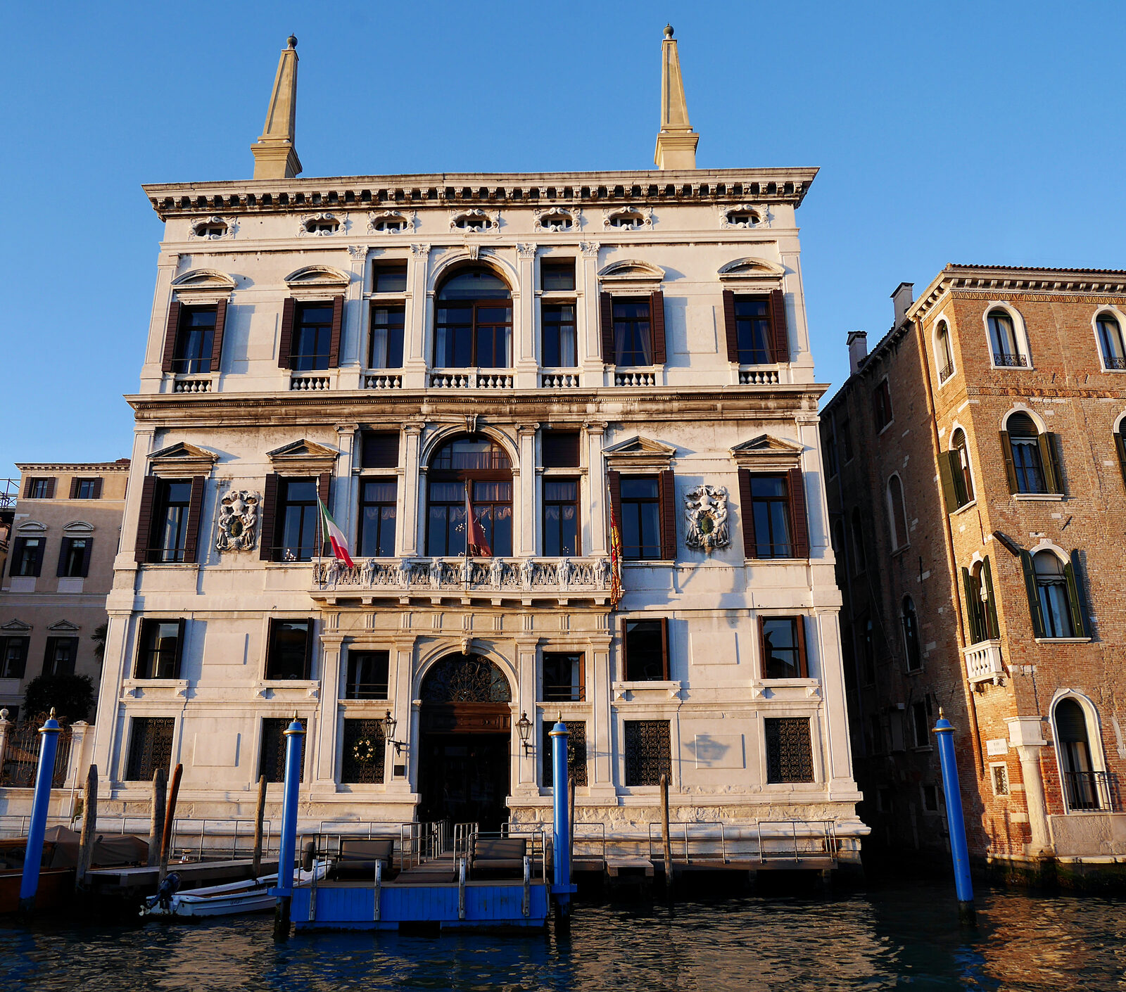 Grand Canal : Palazzo Papadopoli has been transformed into an ultra-luxury hotel, widely acclaimed as the finest hotel in Venice