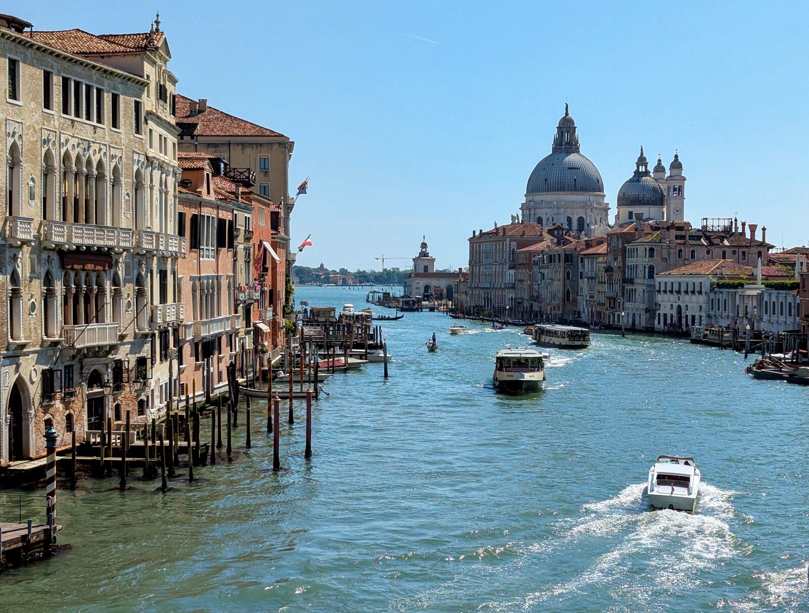Grand Canal : Perhaps the most iconic view of all: looking east from the Accademia Bridge