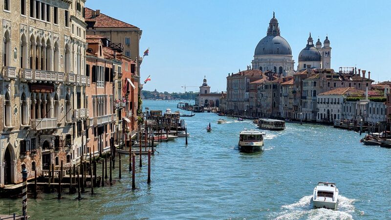 Grand Canal : Perhaps the most iconic view of all: looking east from the Accademia Bridge