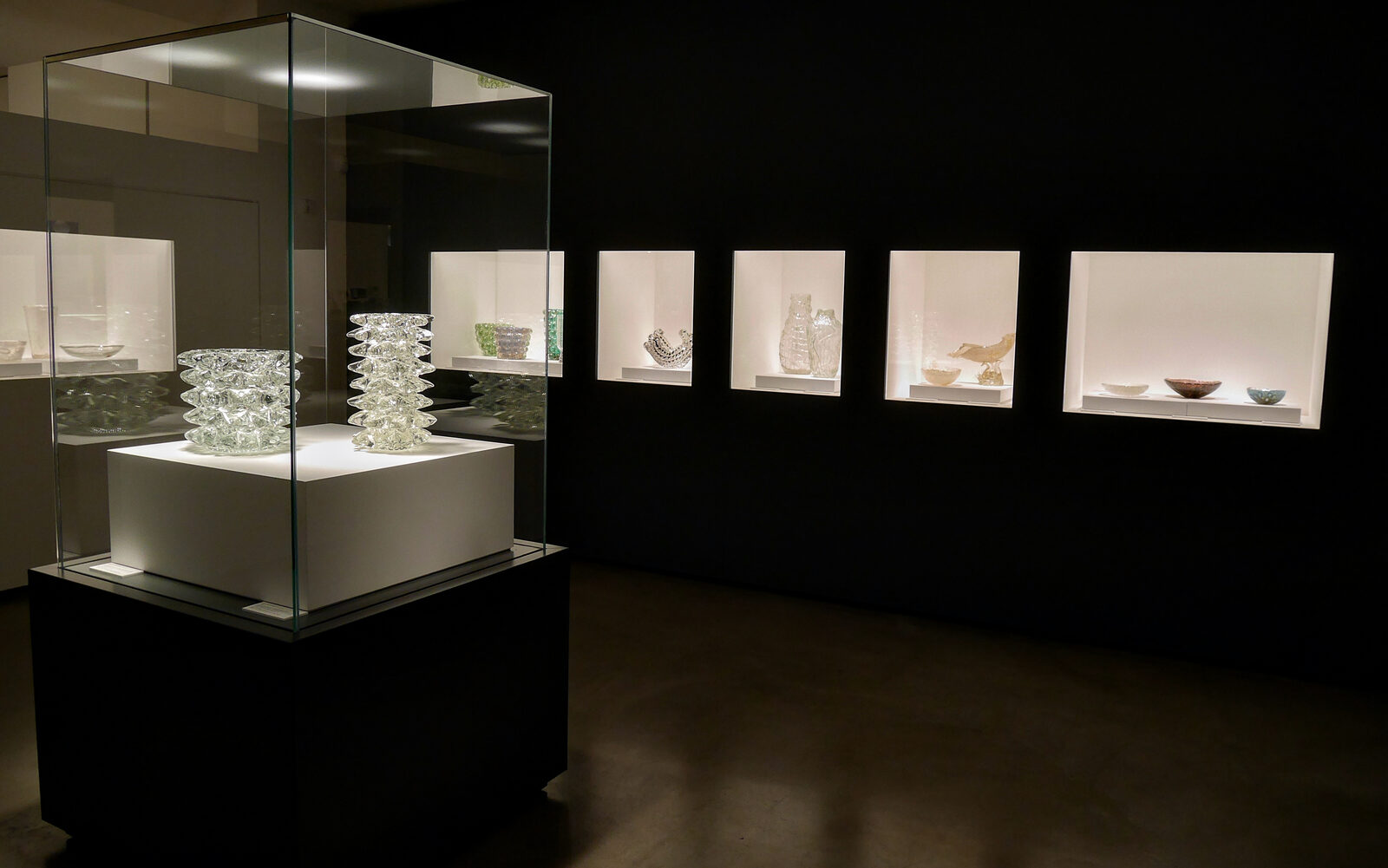 Le Stanze del Vetro : This further enhances the exhibits' distinctly premium feel and presentation