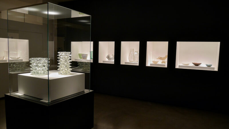 Le Stanze del Vetro : Isto reforça ainda mais o aspeto e a apresentação claramente premium das exposições