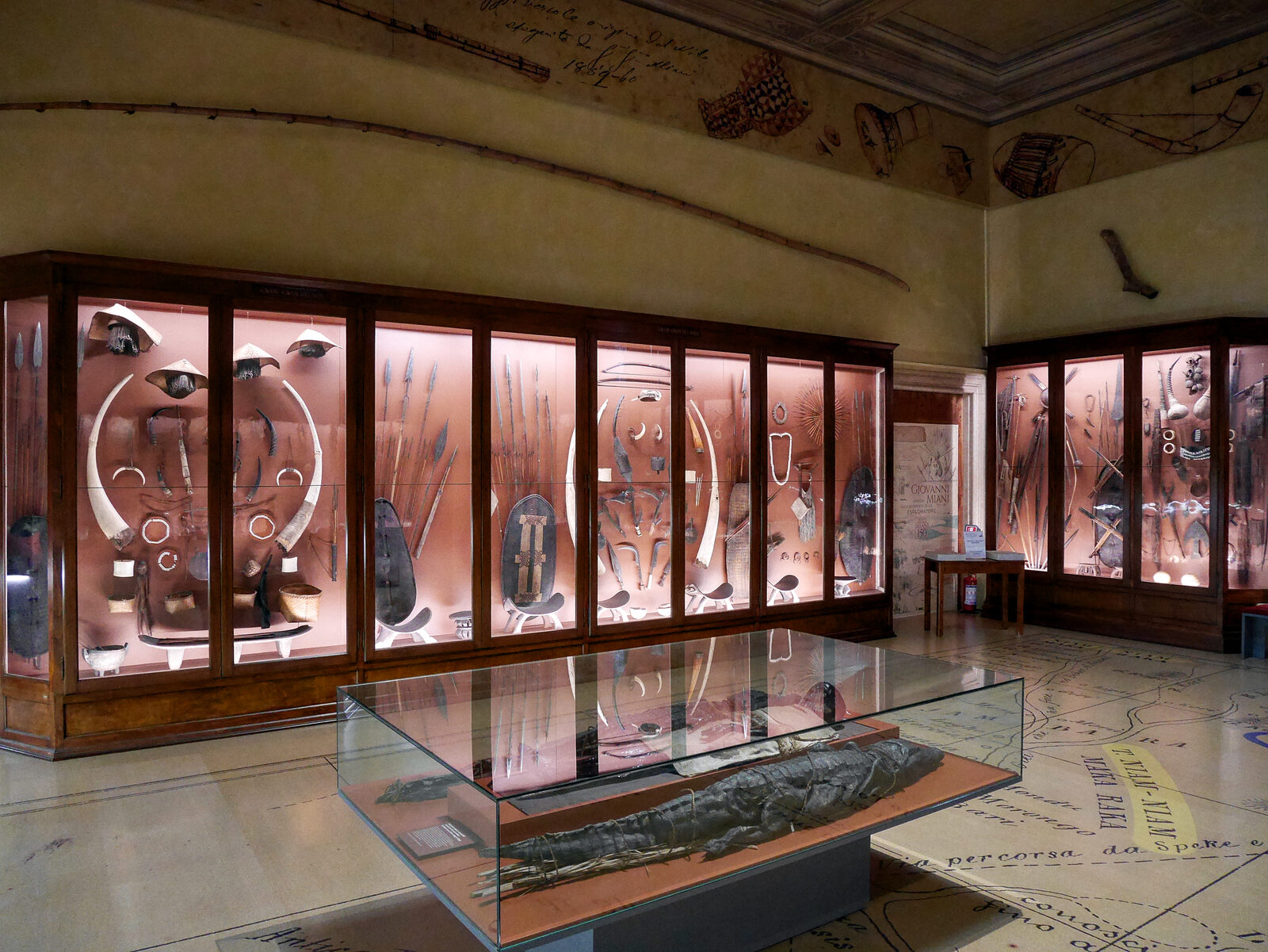 Natural History Museum : Objects collected during Giovanni Miani's 1859 expedition in search of the Nile's source