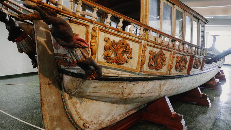 Naval History Museum : Original historical vessels are also exhibited