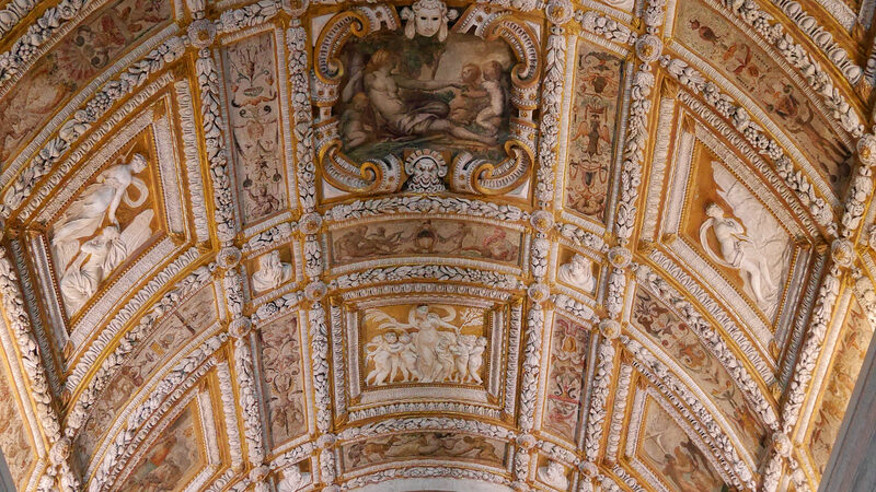 Palazzo Ducale : Returning inside via The Scala d'Oro or the Golden Staircase