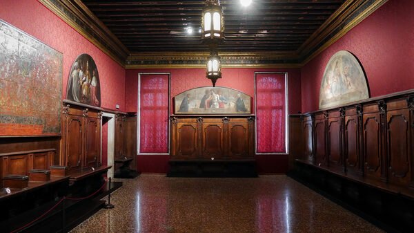 Palazzo Ducale : Sala della Quarantia Criminale was where cases of criminal law were adjudicated