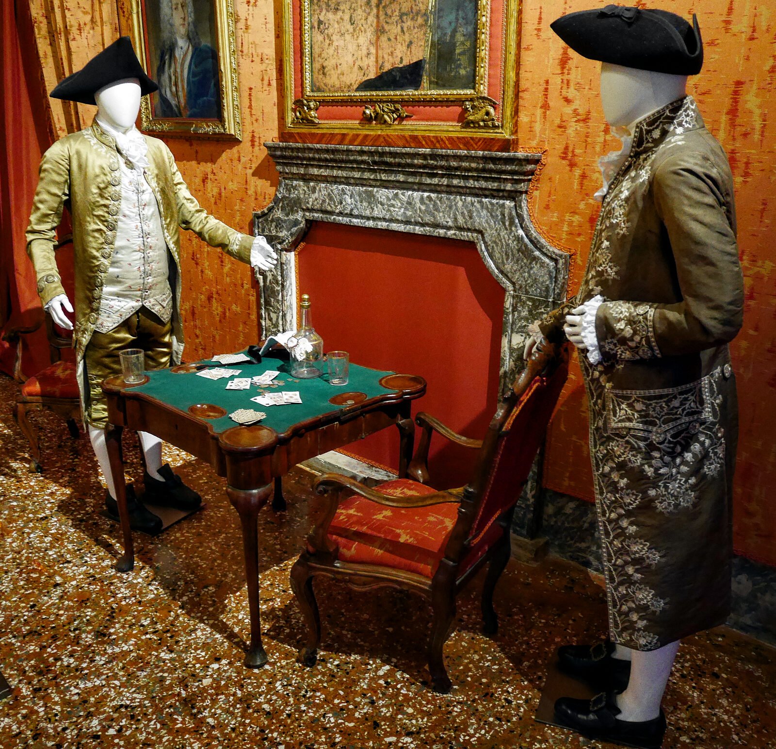 Palazzo Mocenigo : Venice was renowned for its card games and gambling culture, in fact Casanova himself was an avid gambler