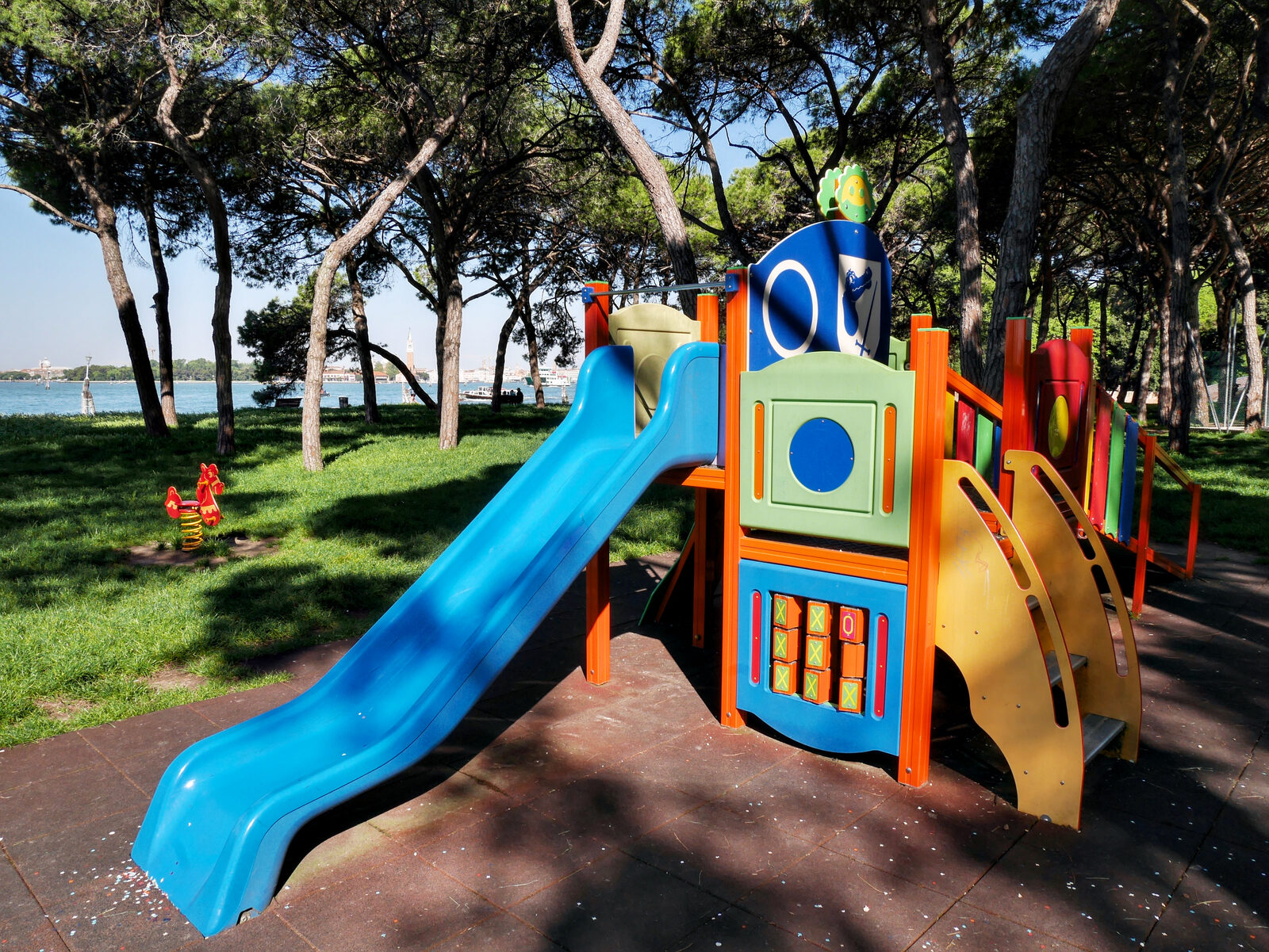 Parco delle Rimembranze : And one of the city’s best-equipped playgrounds, with more swings and fun beyond what you see in the photo.