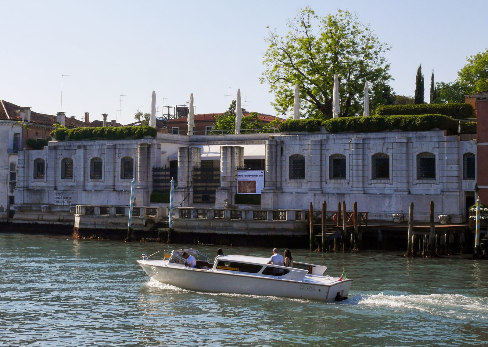 Peggy Guggenheim Collection : Facing the Canal Grande, Palazzo Venier dei Leoni served as Peggy Guggenheim's residence for three decades
