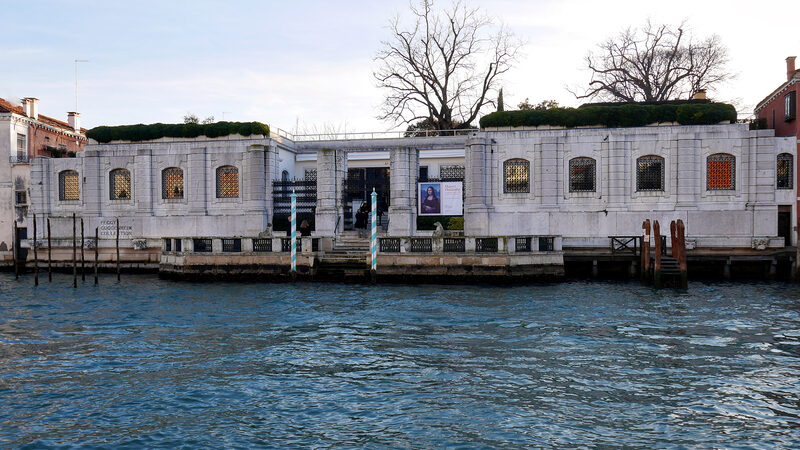 Peggy Guggenheim Collection : Facing the Canal Grande, Palazzo Venier dei Leoni served as Peggy Guggenheim's residence for three decades