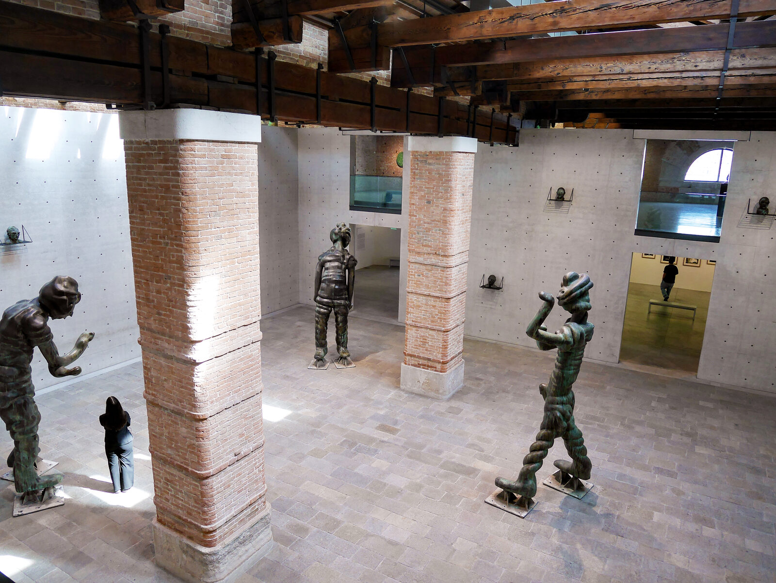 Punta della Dogana : From the upper levels, the scale of the halls and installations truly reveals itself.
