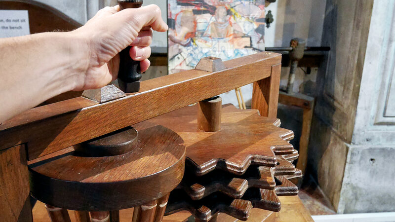 San Barnaba : Most of the mechanical contraptions are designed to be interactive