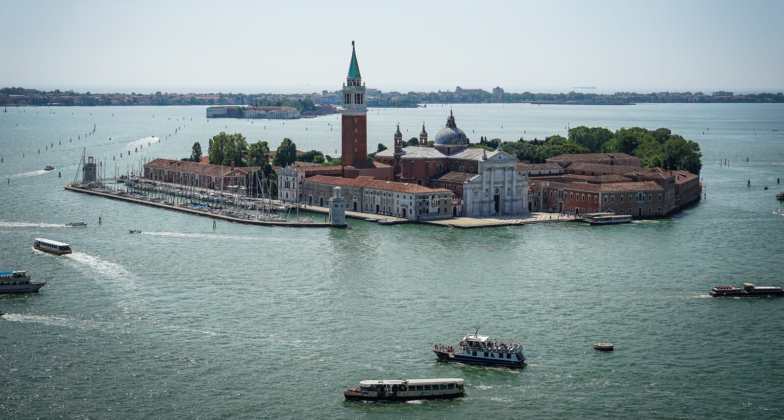 San Giorgio Maggiore : Viewed from the slightly elevated perspective of Campanile di San Marco