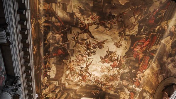 San Pantalon : The church is renowned for its vast ceiling painting