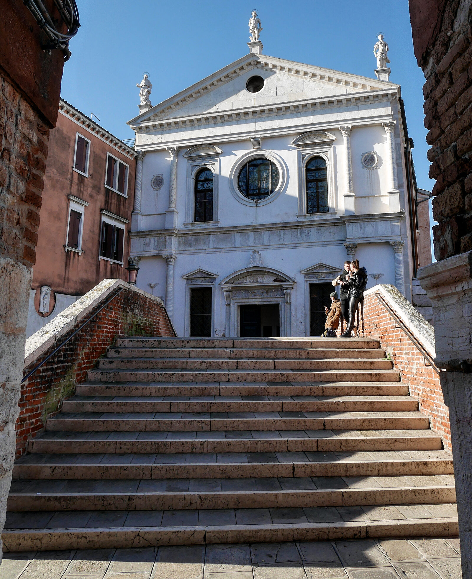 San Sebastiano : The facade overlooks a small canal with a charming bridge beckoning visitors to cross