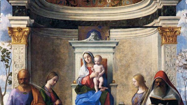 San Zaccaria : Giovanni Bellini's 'Virgin and Child with Four Saints' (1505) is akin to a radiant portal into another world