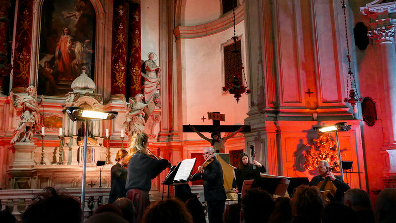 Vivaldi Church : A vibrant red mirrors the intense heat and passion of summer