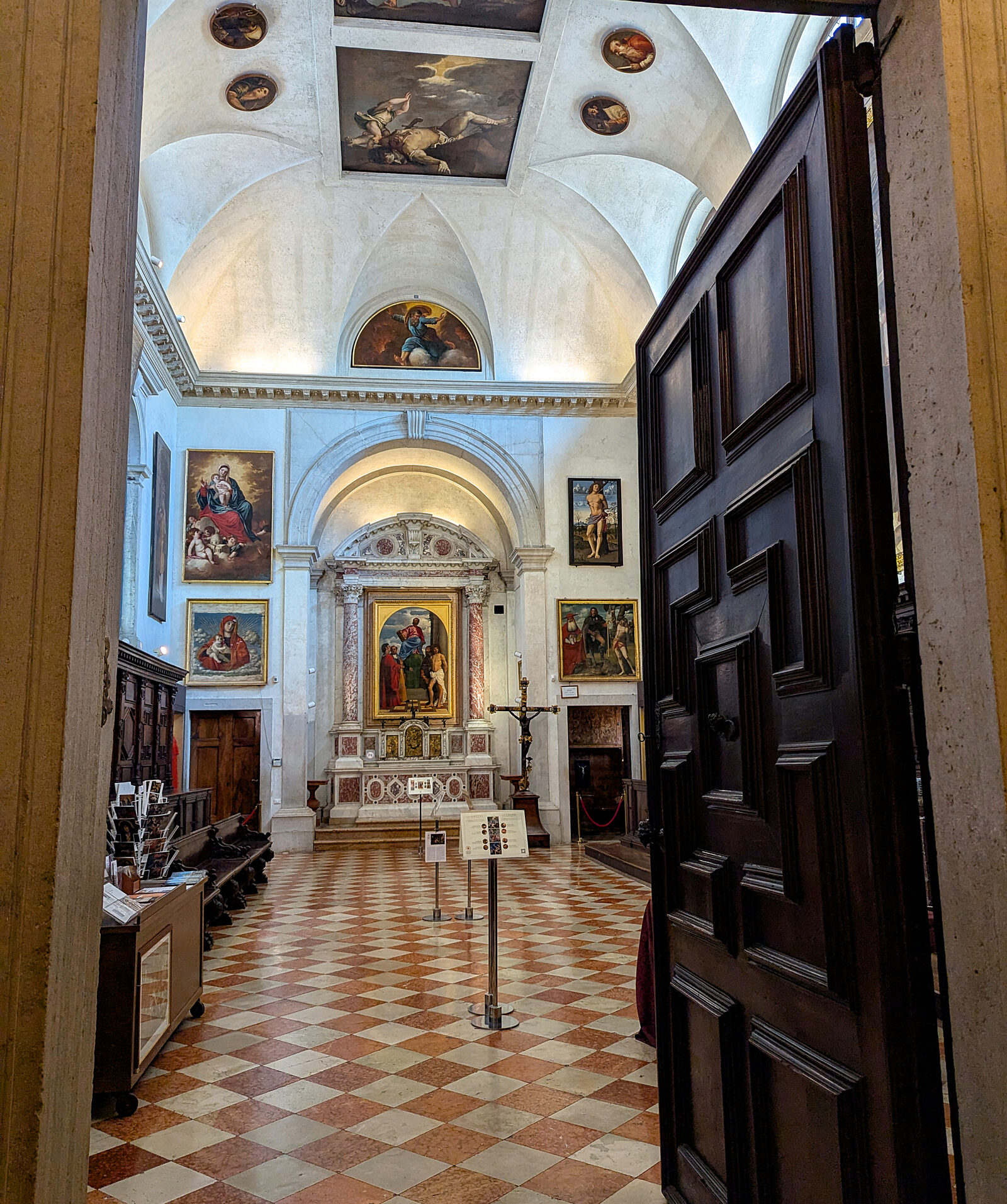 Santa Maria della Salute : Inside the Sacristy is where the church’s finest art is concentrated