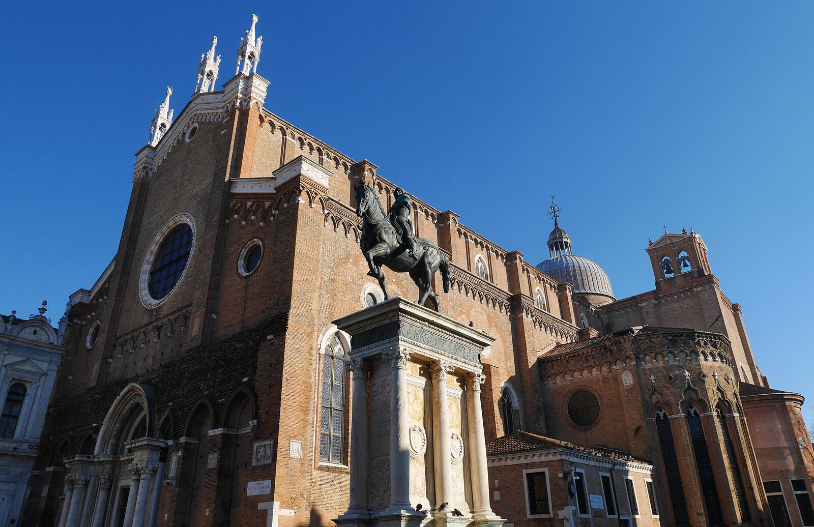 Santi Giovanni e Paolo : The facade and the southern side