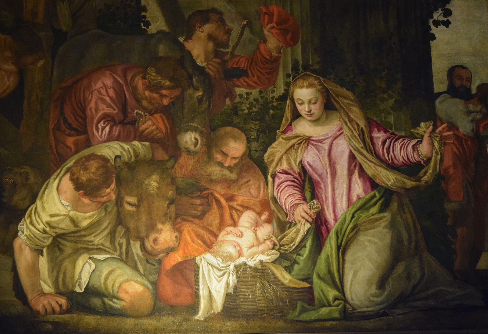 Santi Giovanni e Paolo : Detail of The Adoration of the Shepherds by Paulo Veronese