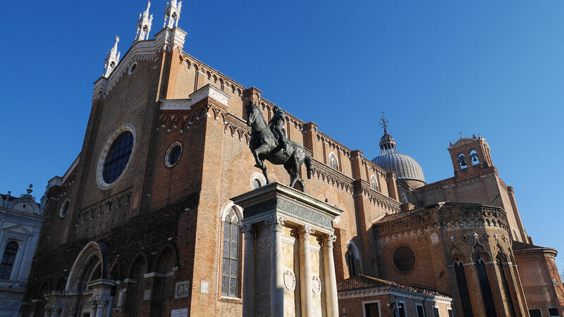 Santi Giovanni e Paolo : The facade and the southern side