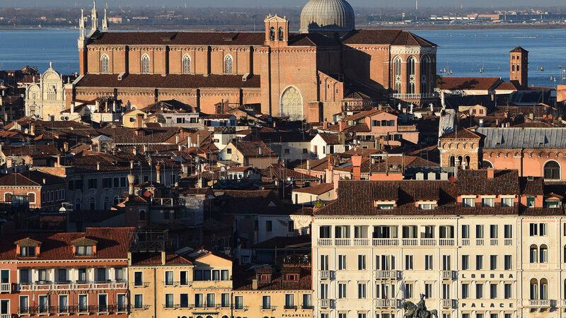 Santi Giovanni e Paolo : Seen from the bell tower of San Giorgio Maggiore