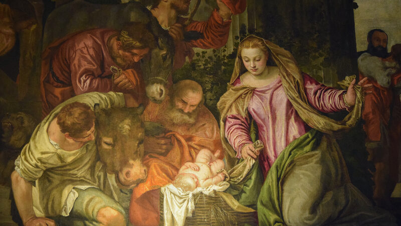 Santi Giovanni e Paolo : Detail of The Adoration of the Shepherds by Paulo Veronese