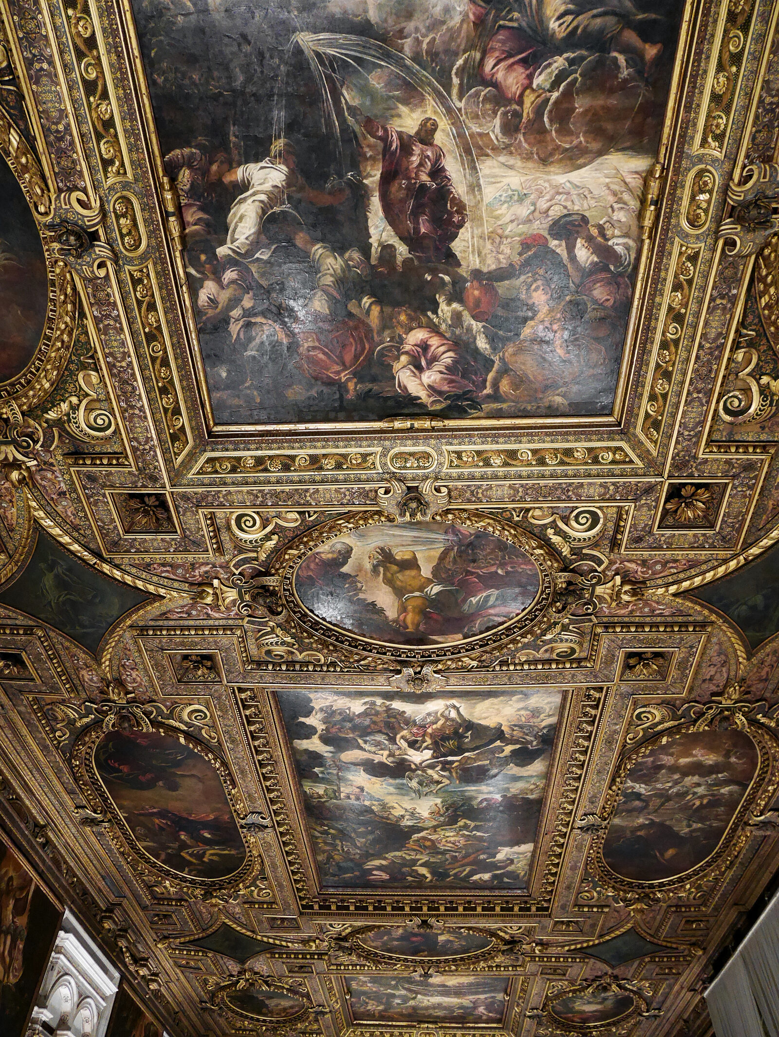 Scuola Grande di San Rocco : Tintoretto's paintings on the ceiling depict stories from the Old Testament
