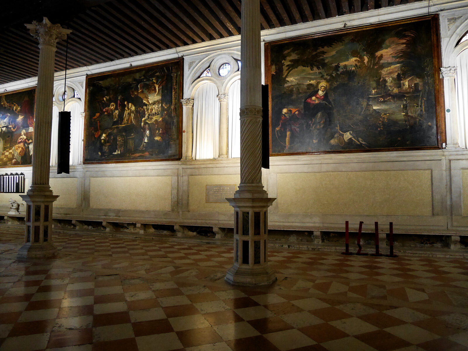 Scuola Grande di San Rocco : The paintings here are Tintoretto's final works for the Scuola, completed between 1582 and 1587