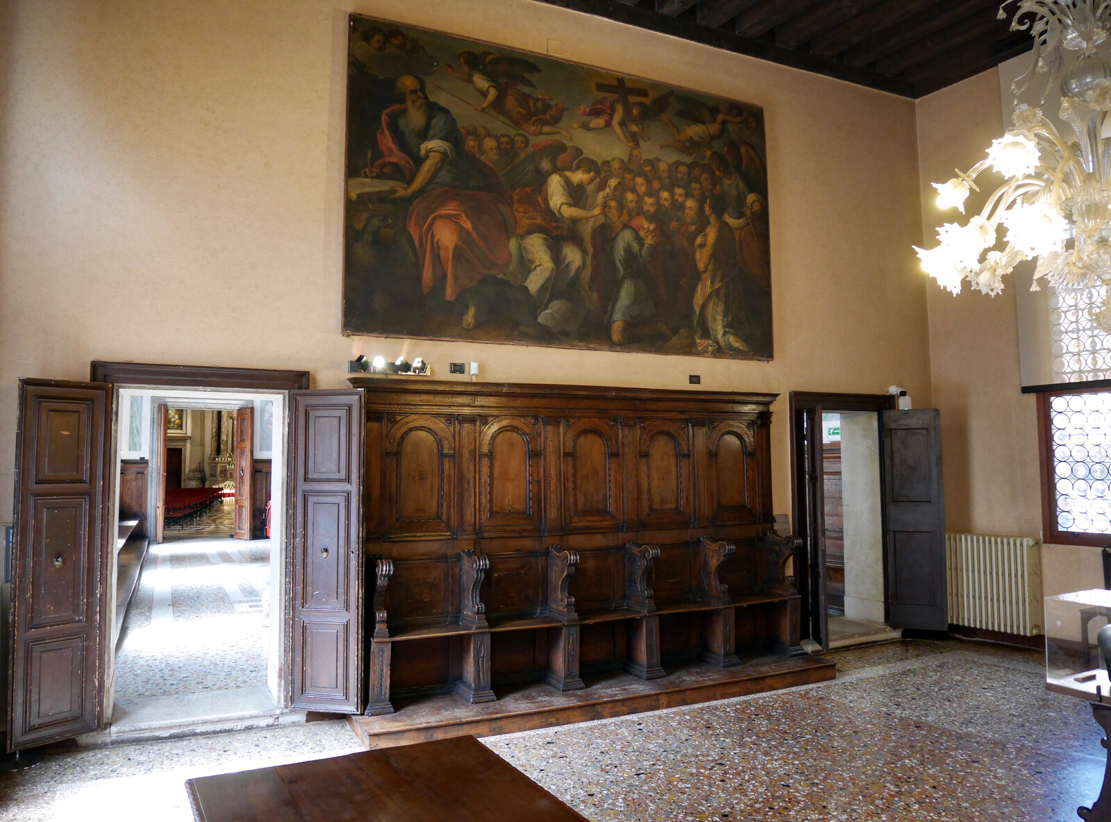 Scuola Grande San Giovanni : And finally, the Albergo, the room where meetings of the Scuola’s governing bodies used to take place.