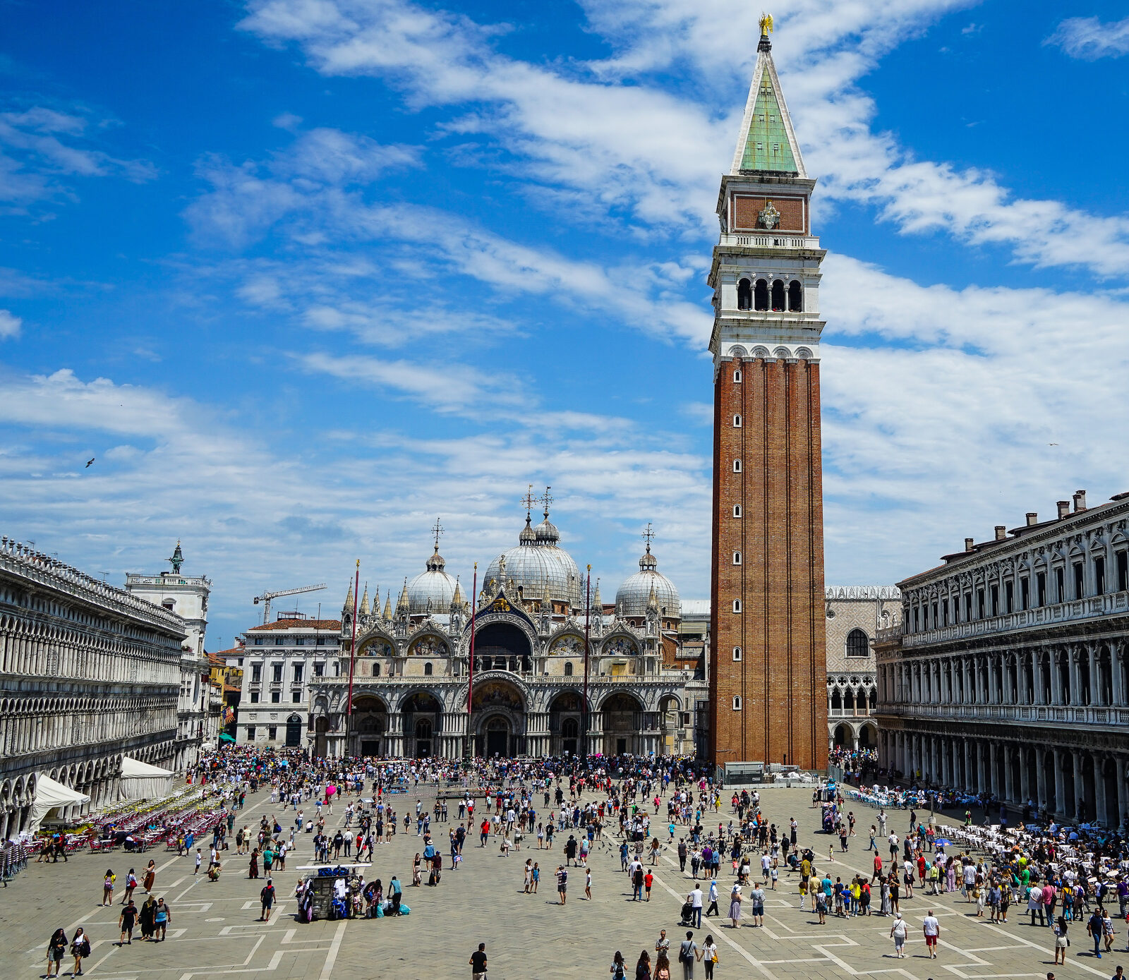 St. Mark's Basilica : The Basilica in the context of Piazza San Marco