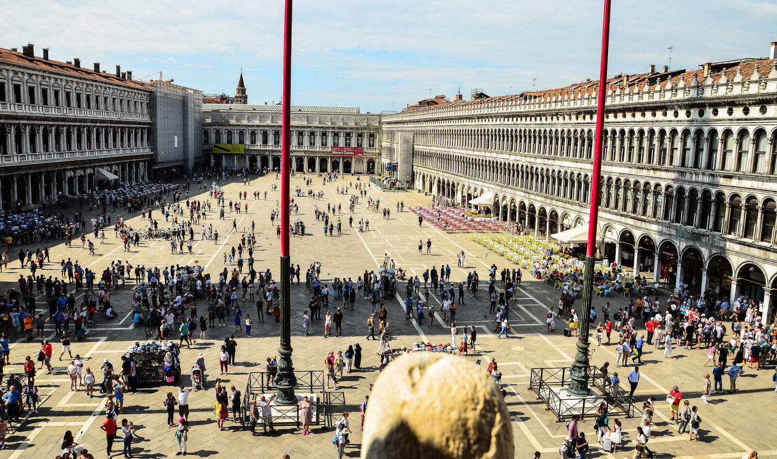 Piazza San Marco : Napoleon remodeled the western end with the intention of building a royal palace - this area now houses Museo Correr