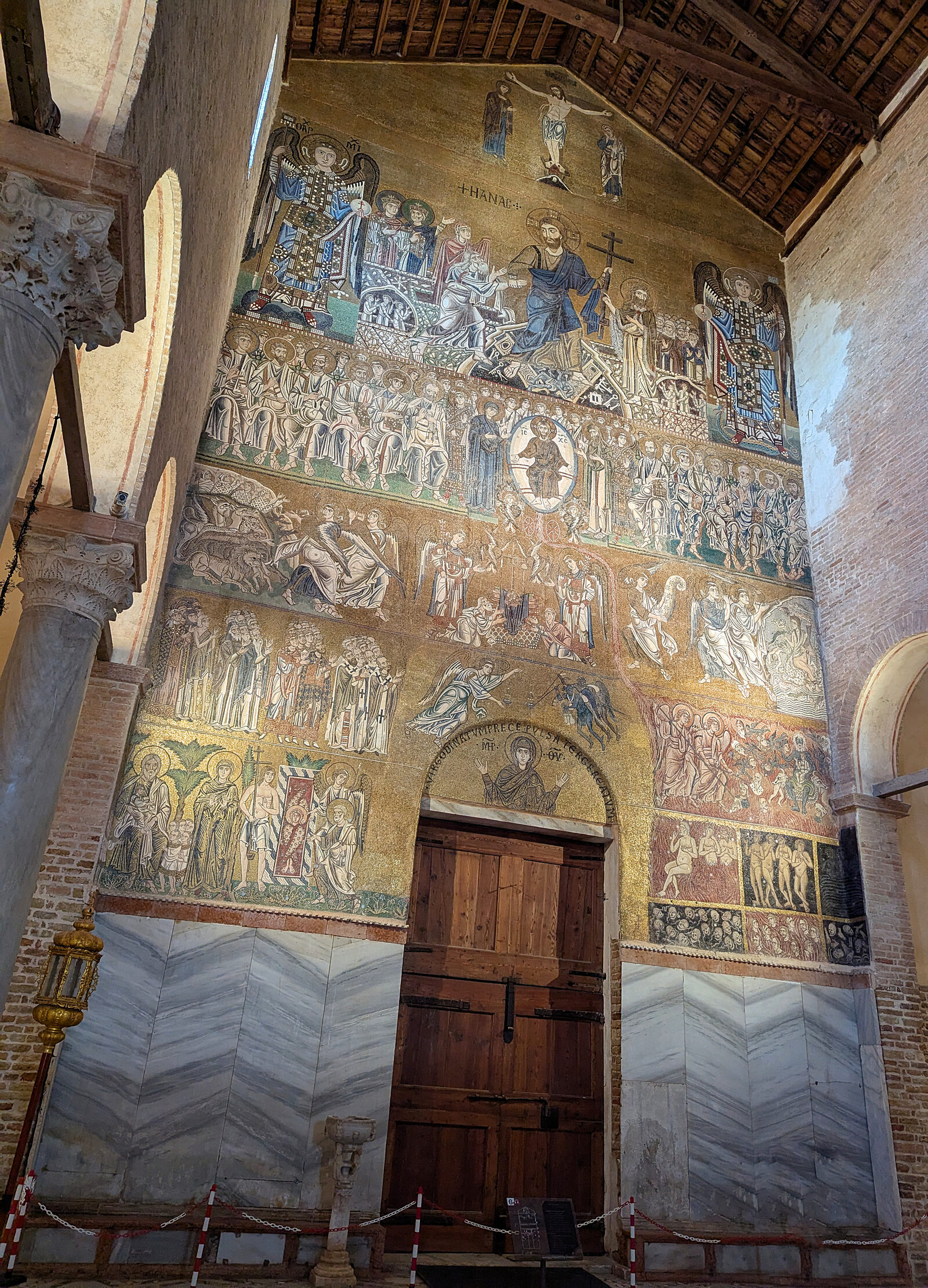 Torcello : The church houses some of the oldest mosaics in the region, including the vast and striking Crucifixion and Last Judgement scenes on the counter-facade