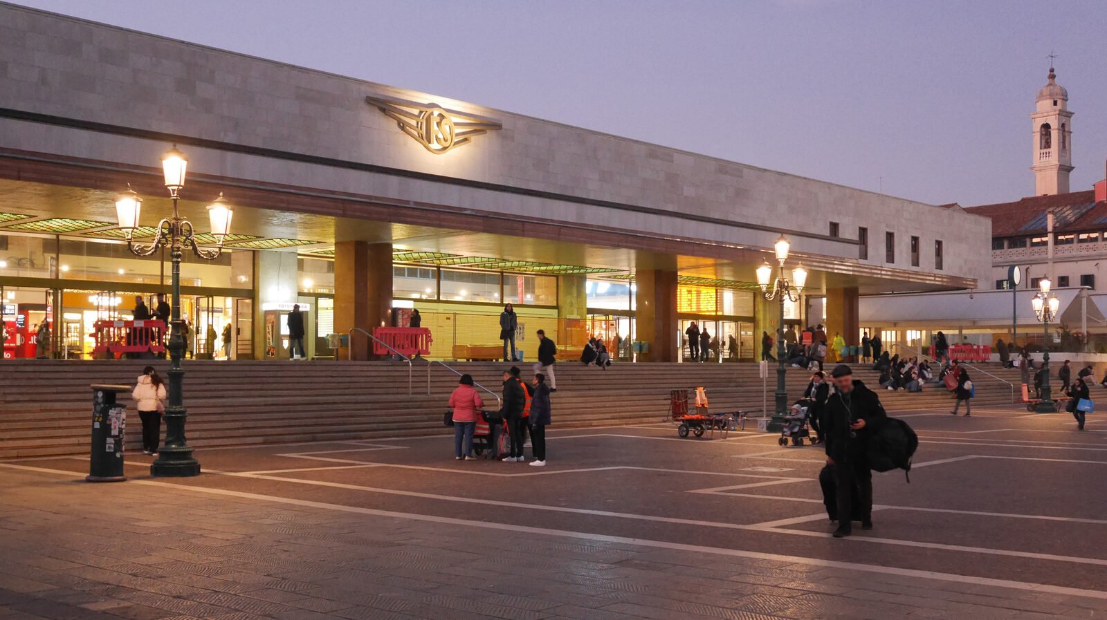 Train Station : Completed soon after WW2, the train station predominantly features designs from the fascist era