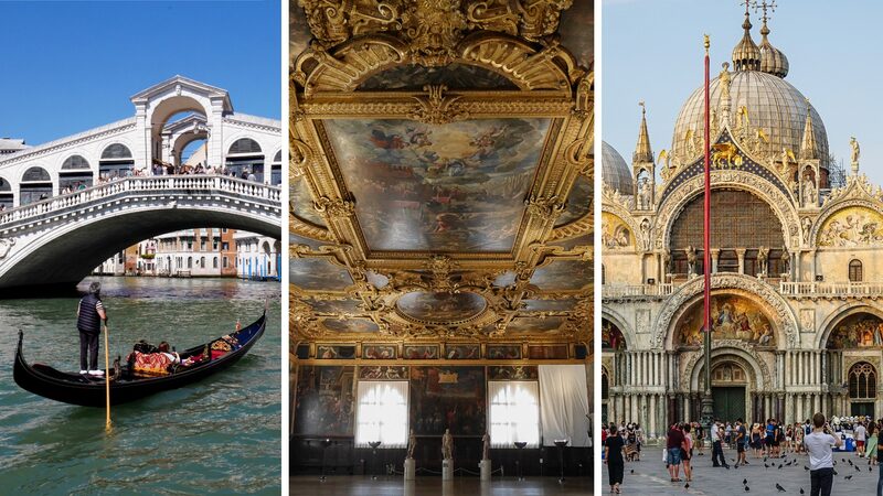 First Layer : Collage of layer 1 of discovery: classic Venice